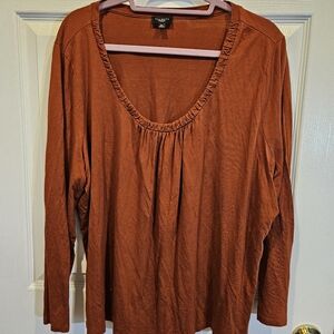 Talbots Women's Plus Size 3X long sleeve T-Shirt